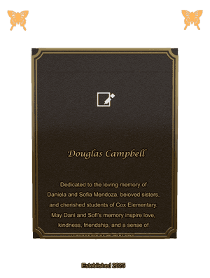 Rectangle Portrait Beloved Sister memorial design preview