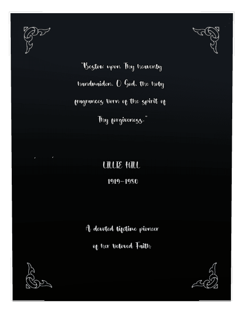 Square Laser-Etched Black Granite Headstone – Religious Headstone preview
