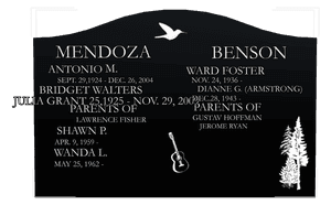 Serpentine - Bird Flower 9 memorial design preview