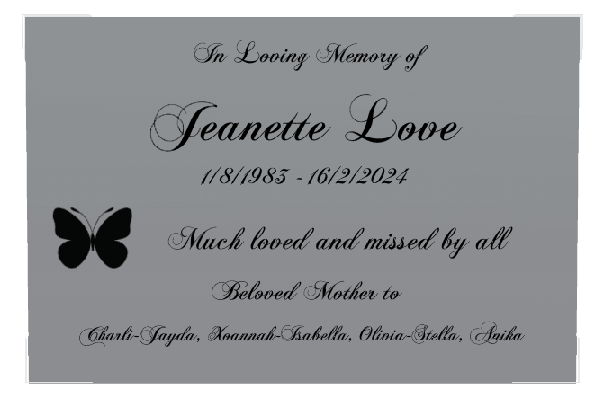 Stainless Steel Plaque Stainless Steel Plaque – Much Loved Plaque preview