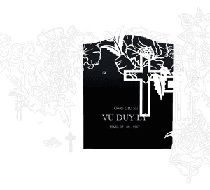 Serpentine - Cross Flower 5 memorial design preview