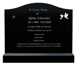 Serpentine - Loving Wife 7 memorial design preview
