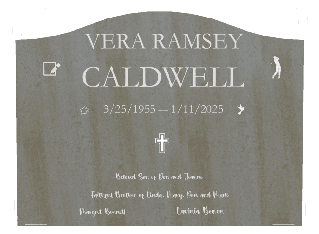 Serpentine Traditional Engraved Headstone – Beloved Son preview
