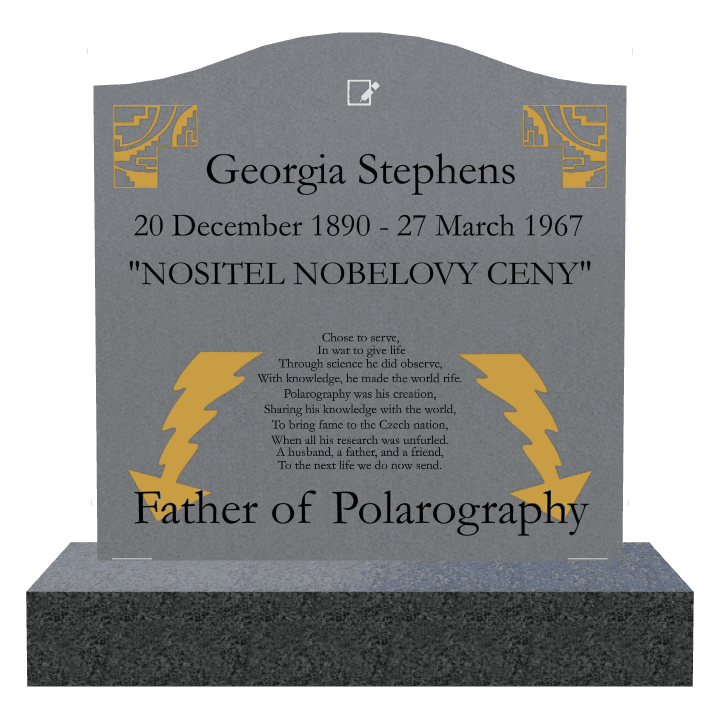 Serpentine Traditional Engraved Headstone – Military Veteran preview