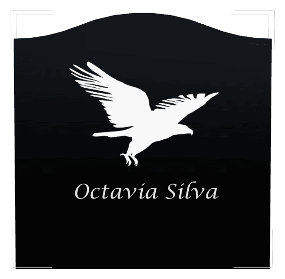 Serpentine Laser-Etched Black Granite Headstone – Eagle preview