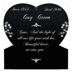 Headstone 27 Cross Flower Headstone memorial design preview