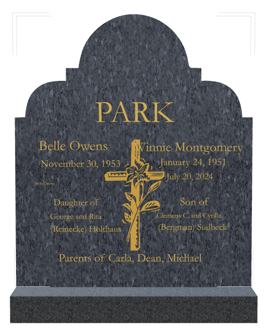 Traditional Engraved Headstone – Daughter preview