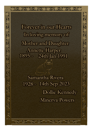Mother Memorial memorial design preview