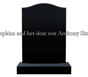 Serpentine - In Loving Memory 118 memorial design preview