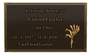 Rectangle Landscape in Loving Memory 20 memorial design preview