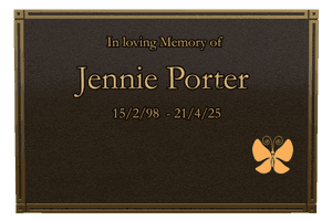 Rectangle Landscape in Loving Memory 9 memorial design preview