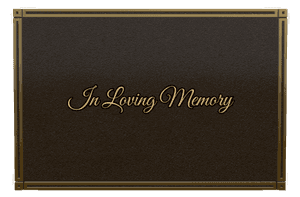 Rectangle Landscape in Loving Memory 14 memorial design preview