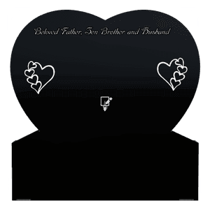 Headstone 27 Flower 3 memorial design preview