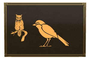 Bronze Plaque - Bird memorial design preview