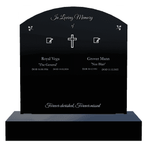 Curved Top - In Loving Memory 15 memorial design preview