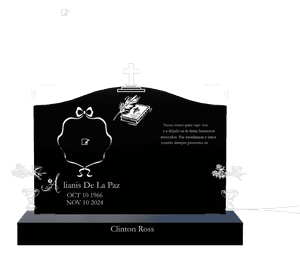 Serpentine - Cross Flower 8 memorial design preview