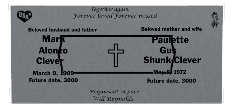 Square Traditional Engraved Headstone – Forever Loved preview