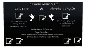 Rectangle Landscape Loving Mother 6 memorial design preview
