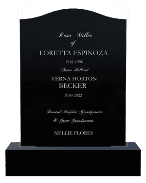 Serpentine - Treasured Memories memorial design preview