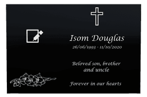 Rectangle Landscape Beloved Son 3 memorial design preview