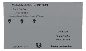 Mother Memorial memorial design preview