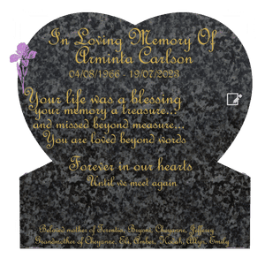 In Loving Memory Of memorial design preview