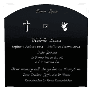 Religious Memorial memorial design preview