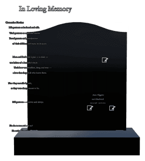 Serpentine - Life Partner memorial design preview