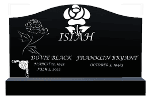Serpentine - Flower Rose memorial design preview