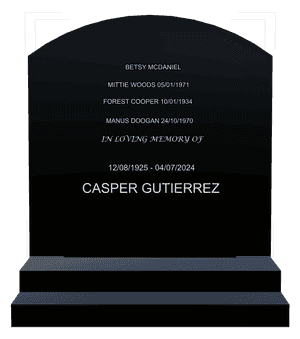 Curved Top - In Loving Memory 10 memorial design preview