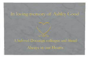 Rectangle Landscape Always in Our Hearts Plaque memorial design preview