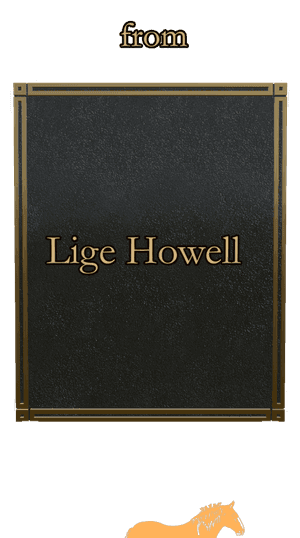 Rectangle Portrait Horse memorial design preview
