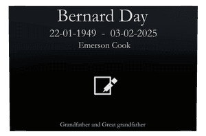Rectangle Landscape Loving Husband memorial design preview