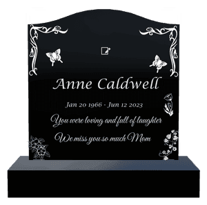 Serpentine - Butterflies Flower memorial design preview