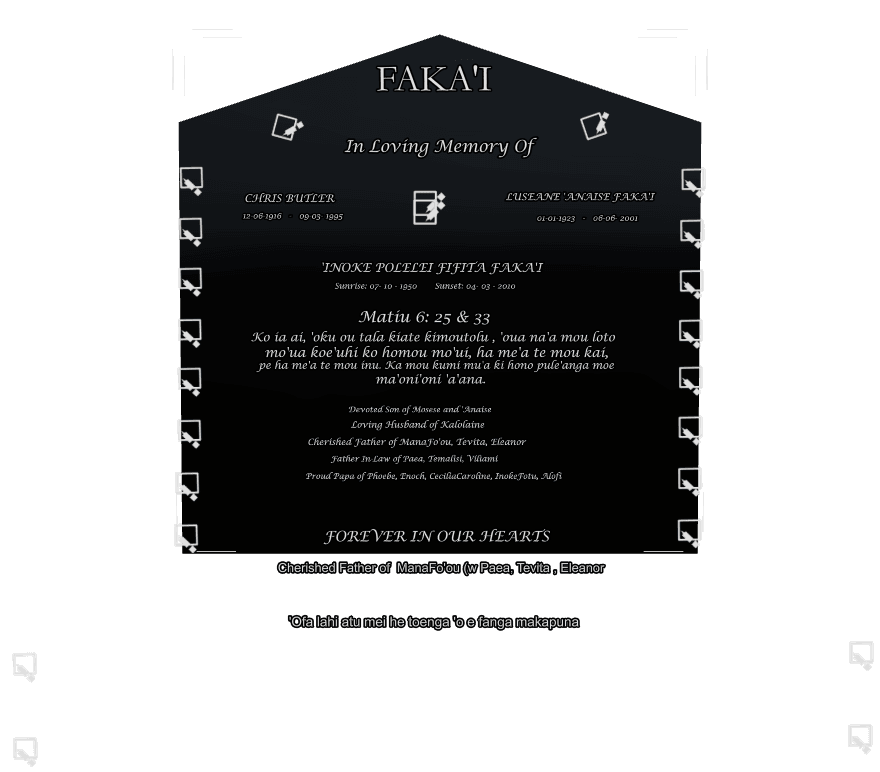 Peak Laser-Etched Black Granite Headstone – Loving Husband preview
