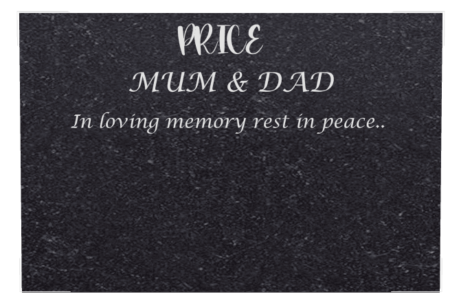 Rectangle (landscape) Traditional Engraved Plaque – Mother Memorial preview