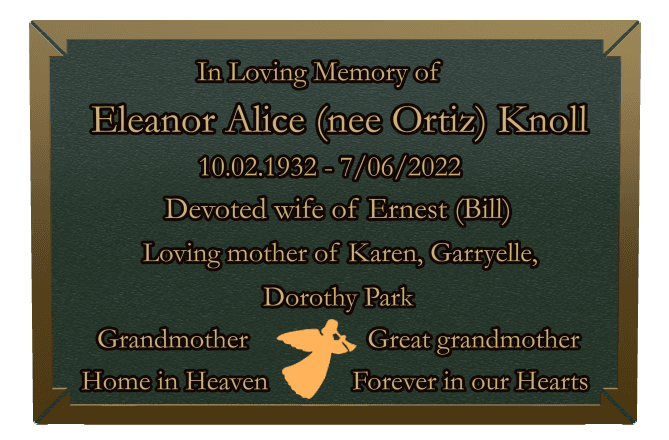 Bronze Plaque Bronze Plaque – Loving Mother preview