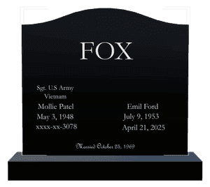 Military Veteran memorial design preview