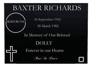 Square - Forever in Our Hearts 27 memorial design preview