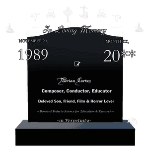 Serpentine - Beloved Son 27 memorial design preview