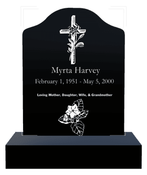Headstone 21 - Loving Mother 2 memorial design preview