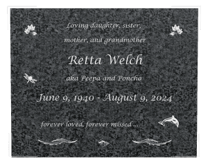 Square - Forever Loved 14 memorial design preview