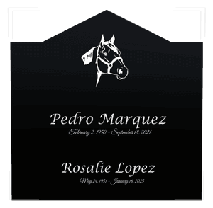 Gable - Horse memorial design preview
