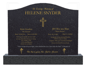 Serpentine - Fought The Good Fight Headstone memorial design preview