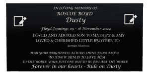 Son Memorial memorial design preview