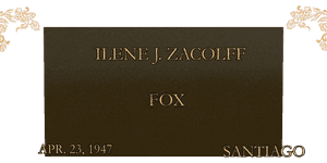 Rectangle Landscape Flower 2 memorial design preview