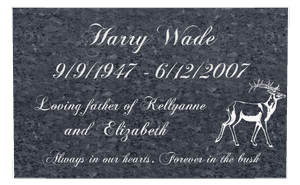 Rectangle Landscape Loving Father 8 memorial design preview