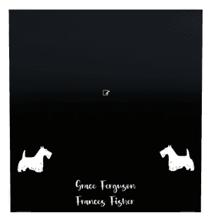 Square - Dog memorial design preview