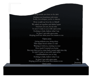 Right Wave - Song memorial design preview
