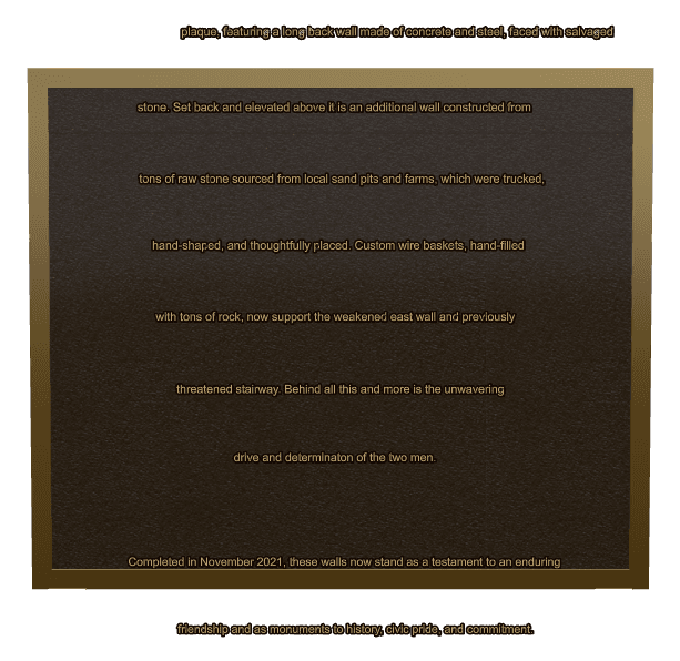 Rectangle (portrait) Bronze Plaque – Commemorative preview